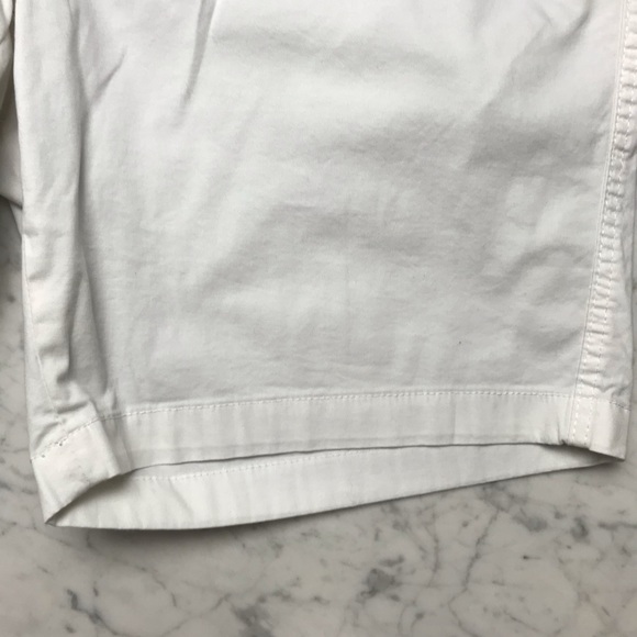 Club Room White Khaki Chino Flat Front Shorts 38 - Picture 5 of 9